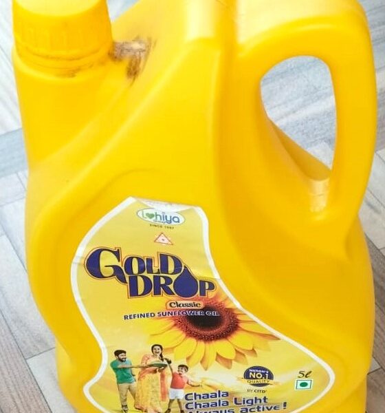 gold drop No-1 REFINED SUNFOWER OLI 5 LITERS